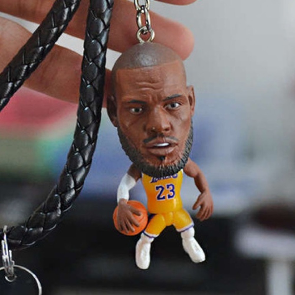 Vintage key chain lebron James laker